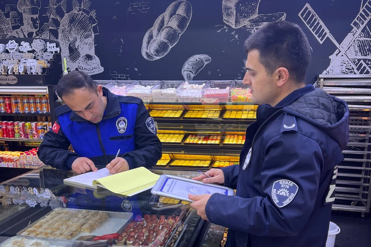 Kocaeli Gebze Zabıtasından bayram denetimi