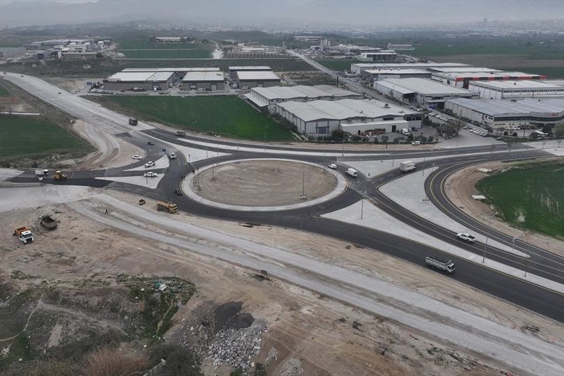 Sanayi Sitesi kavşağı artık daha güvenli