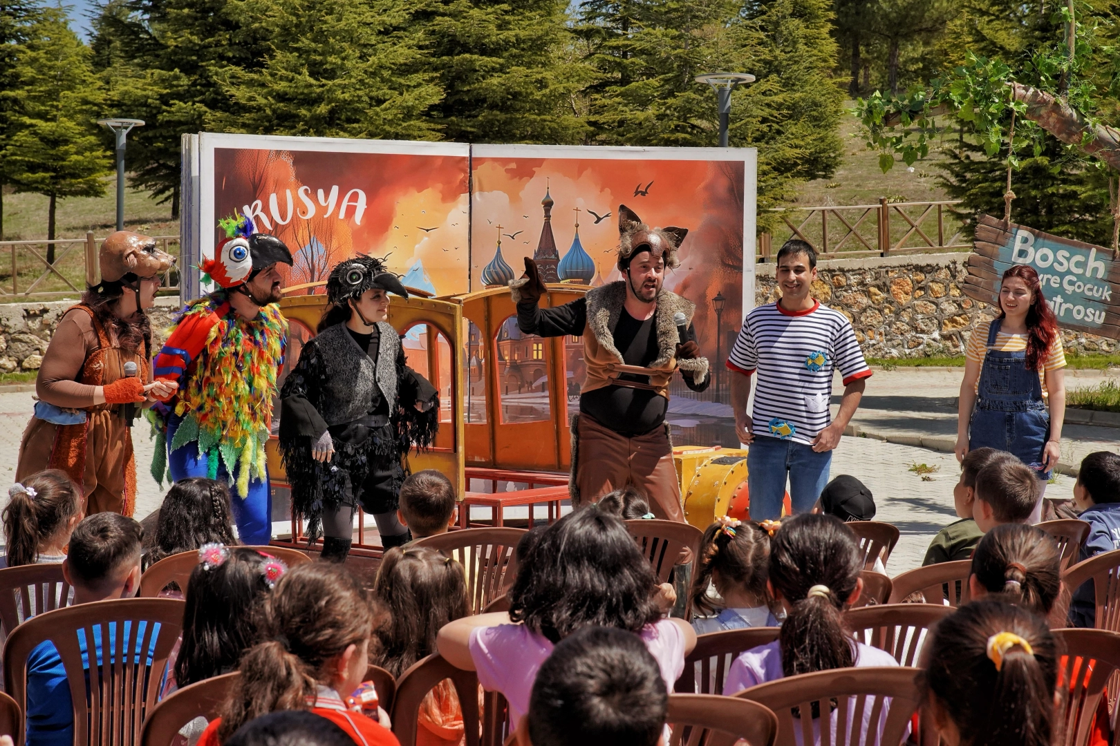 Malatya Doğanşehir'de çevre dostu oyun çocuklarla buluştu